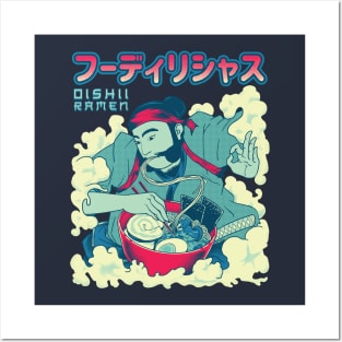 Foodilicious - Ukiyo Samurai Ramen Posters and Art